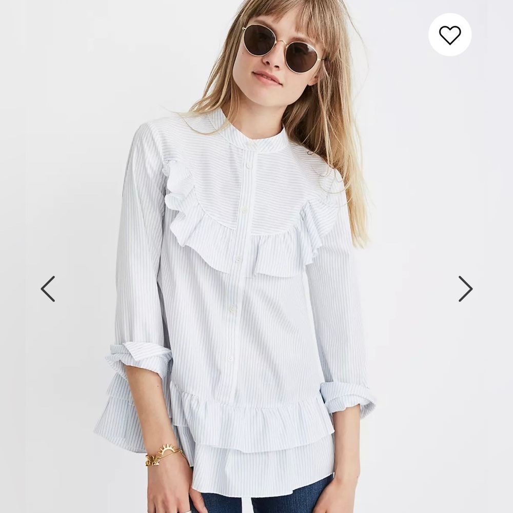 Madewell x Karen Walker Ruffle shirt